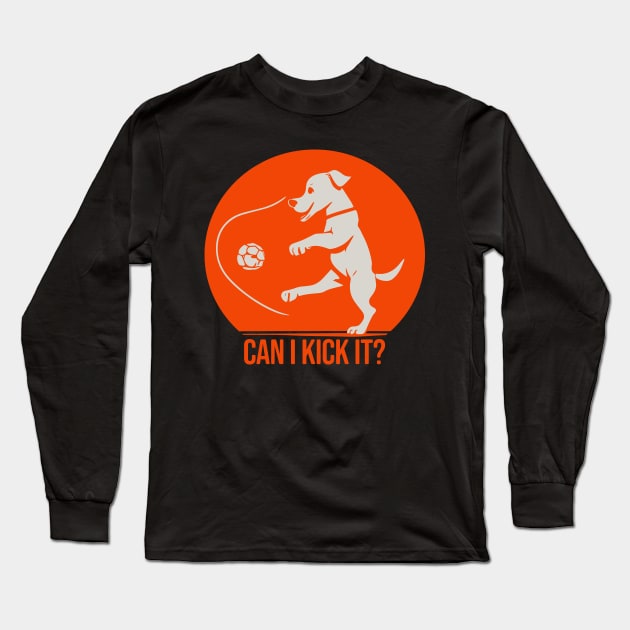 Puppy play: can i kick it? Long Sleeve T-Shirt by EcoEdge